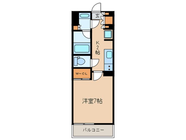 ザ・パークハビオ神楽坂香月の物件間取画像